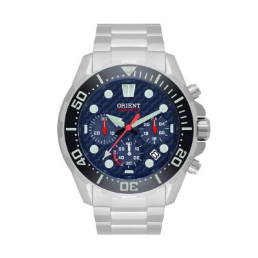 Imagem de Relógio Orient Diver Solar Tech Prata Masculino MBSSC260 D1SX