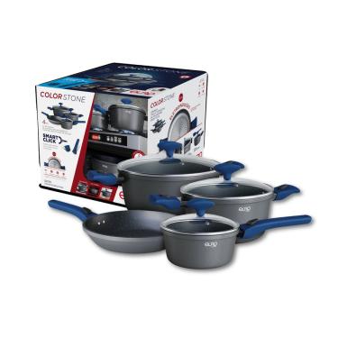 Imagem de Conjunto De Panelas De Alumínio Não Gruda De Indução 4 Peças