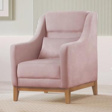 Imagem de Poltrona Encosto Alto Veludo Áquila