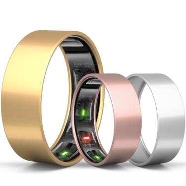 Imagem de sylacor Capa de anel compatível com Oura Ring Gen 4/Oura Gen 3, protetor de TPU durável resistente a arranhões para mulheres e homens para academia e malhação (ouro + prata + ouro rosa, tamanho 6)