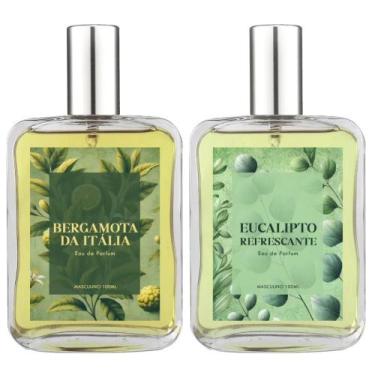 Imagem de Kit Perfume Masc. Bergamota E Eucalipto Refrescante 100Ml - Essência D