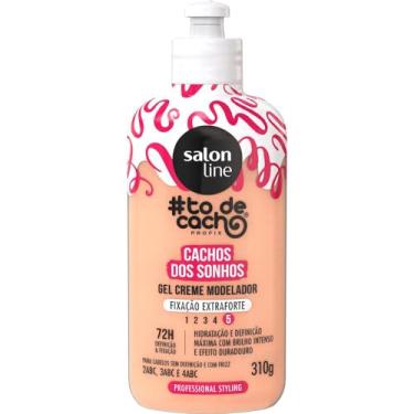 Imagem de Salon Line, Gel Creme Modelador, #TodeCacho, Cachos dos Sonhos, Fixação Extraforte, Vegano - Para Cabelos Ondulados, Cacheados e Crespos, 310g