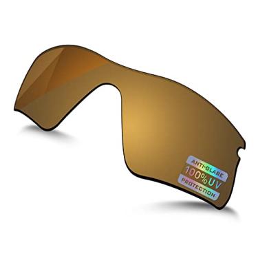 Imagem de Bowyer Lentes de reposição polarizadas para óculos de sol Oakley Radar Range - Bronze espelhado