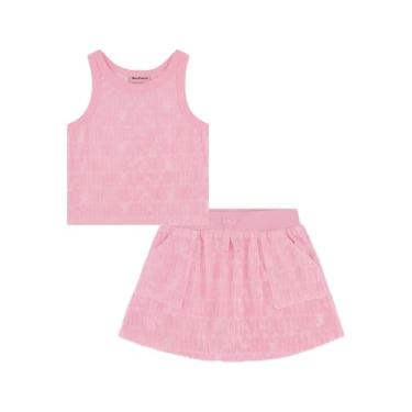Imagem de Juicy Couture Conjunto de 2 peças para meninas, Rosa (candy), 3 Anos