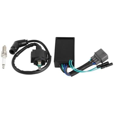 Imagem de SCITOO Igniter CDI BOX Bobina de ignição e vela de ignição 2000-2005 para Honda Rancher 350 TRX350FE 4x4 ES; Rancher 350 TRX350FM 4x4 S; Rancher 350 TRX350TE 2x4 ES 30510-HN5-670 300 410-H N5-671