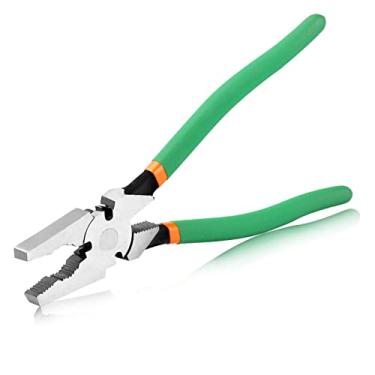 Imagem de SPEEDWOX Alicate de esgrima 25,4 cm resistente cerca de nariz quadrado alicate de cerca de elo de corrente alicate de alta alavancagem multiuso alicate de cerca de arame farpado ferramentas de cerca