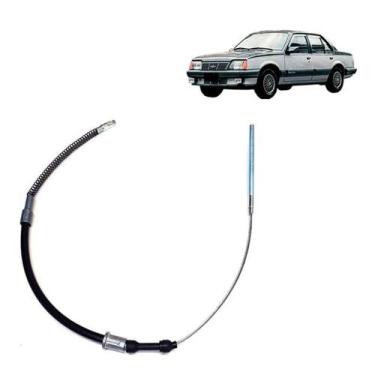 Imagem de Cabo Do Freio Mao Monza Traseiro Esq Freio Tambor 82 A 91 - Mundiflex