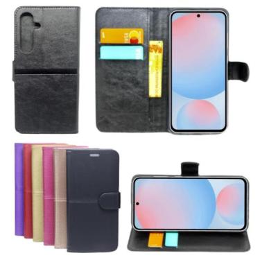 Imagem de Capa Proteção Capinha Carteira Para Galaxy S24 Fe Flip Case - Mustangs
