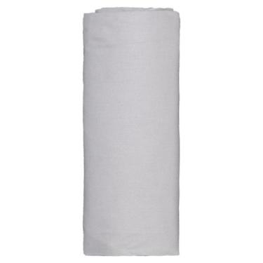 Imagem de Lençol Avulso Liso com Elástico para Berço Baby Joy, Cinza