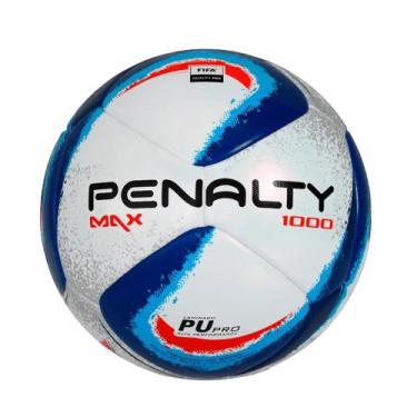 Imagem de Bola Penalty Futsal Max 1000 XXIV Branco e Vermelho - Unissex