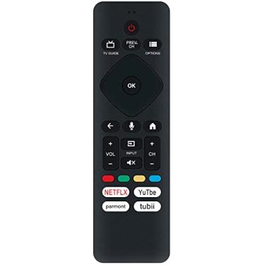 Imagem de URMT26CND001 Controle remoto de substituição de voz aplicável para Philips Android TV 65PUL7472/F7 55PUL7472/F7 55PFL5766/F7 65PFL5766/F7 75PFL5704/F7 55PFL5704/F7 65PFL5504/F7 43PFL. 5766/F6