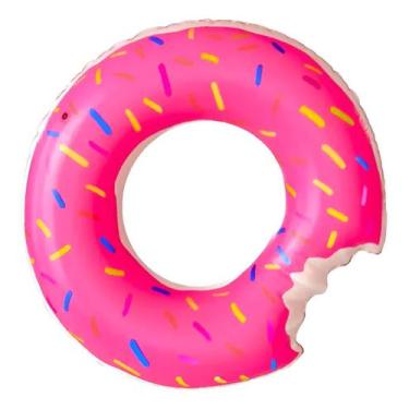 Imagem de Boia inflável circular donuts - 60cm - Bebê Dorminhoco, Morango