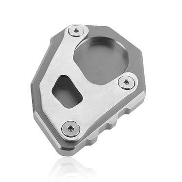 Imagem de Acc-Creativity Suporte para pé de motocicleta com ampliador lateral para placa de extensão compatível com Husqvarna 901 Norden 2021-2023 (titânio)