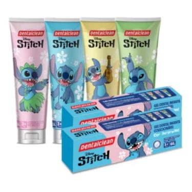 Imagem de Gel Dental Dentalclean Stitch Morango 104g com Flúor