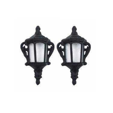 Imagem de Kit 2 Arandelas Externa Interna De Parede Em Ferro Fundido