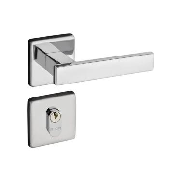 Imagem de Fechadura Pado Concept Cromada 40mm 409 Roseta Quadrada Externa