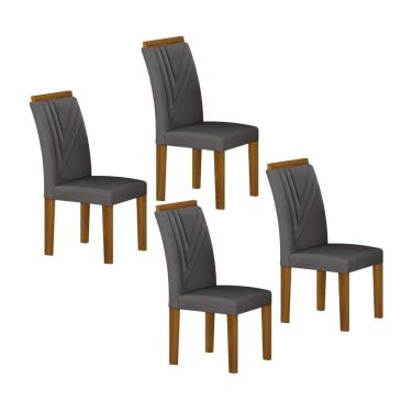 Imagem de Jogo 4 Cadeiras Miami Yescasa Freijó