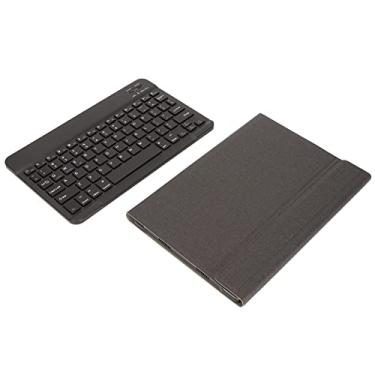 Imagem de Caixa de Teclado Sem Fio, Estojo de Teclado de Couro PU Definir Portátil Slim para Comprimido M40 Air P30HD, Laptops, PC para Desktop Com Função de Touchpad, Teclas Quietas à