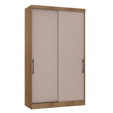 Imagem de Módulo Roupeiro De 134,5cm 2 Portas De Correr Eucamóveis Paris - 329 Avela/cinammon
