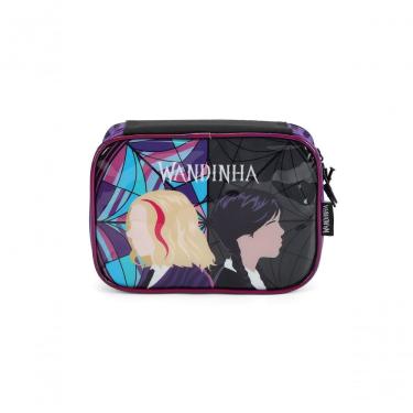 Imagem de Estojo Box Escolar Wandinha Roxo