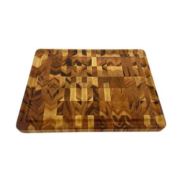 Imagem de Tábua Para Churrasco Tramontina Cubus 13460921 45x34cm Madeira Muiracatiara