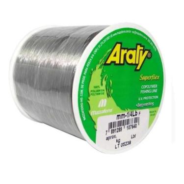 Imagem de Linha Monofilamento Araty Superflex 1/4 LB Fumme  Mazzaferro 330mts - 