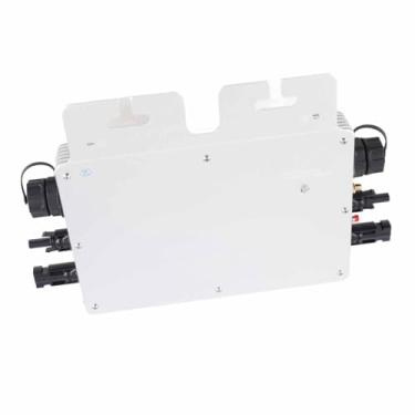 Imagem de 700W Solar Grid Tie Micro Inversor, Impermeável IP65 MPPT Solar Grid Tie Inverter com APP WiFi Liga de Alumínio de Alta Precisão AC 110V/240V Solar Power Grid Tie Inverter(Plugue EU Prata)
