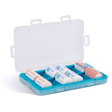 Imagem de JJC Estojo Organizador De Silicone Para Bateria Cr2, Caixa Armazenamento Pp 12 Baterias Cr15H270, Resistente À Água E Fácil Transportar