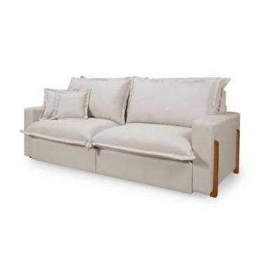 Imagem de Sofá Sem caixa Retrátil Reclinável com Molas Ensacadas no Assento Teci