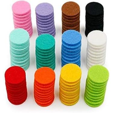 Imagem de 120 peças de refil de colar difusor de óleo essencial/almofadas de substituição para colar difusor de aromaterapia/espessado/lavável/altamente absorvente para colar com pingente difusor de aroma