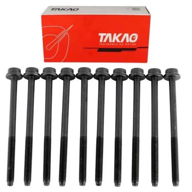 Imagem de Parafuso De Cabeçote (Jg) A3 1.6 8V 2002 A 2011 / Polo 1.6 8V 2001 A 2014 / Golf 1.6 8V 2001 A 2014 - Takao Pcvw16