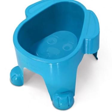 Imagem de Comedouro Elevado Para Cachorros 300ml Super Lindo (Azul,Par)