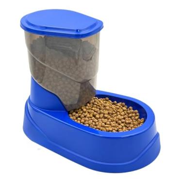 Imagem de Kit Comedouro e Bebedouro Automático para Cachorro Cães e Gatos Anti Formiga (SÓ COMEDOURO FOUR - AZUL)
