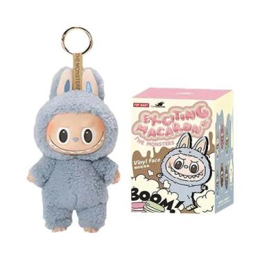 Imagem de Chaveiro De Monstro Labubu Fofo Caixa Surpresa Kawaii Cardiac Macarone