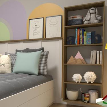 Imagem de Estante Infantil para Organizar Brinquedos e Decoração - Bramov Móveis