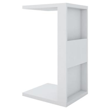 Imagem de Mesa De Apoio Para Notebook E Sofá Branco Book Líder Design