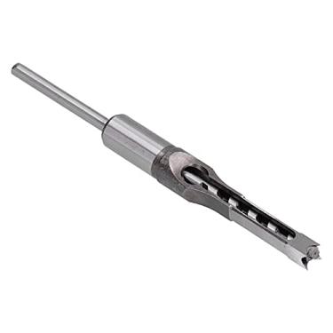 Imagem de Broca quadra broca um bit de alta velocide de aço incisivo desgaste resistente a madeira durável mortiser drill broca bit cutter de orifício quadrado profissional para decoração (20mm)