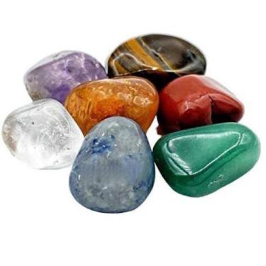 Imagem de Kit de 7 Pedras dos Chakras 100% Naturais Pequenas - Loja da Índia