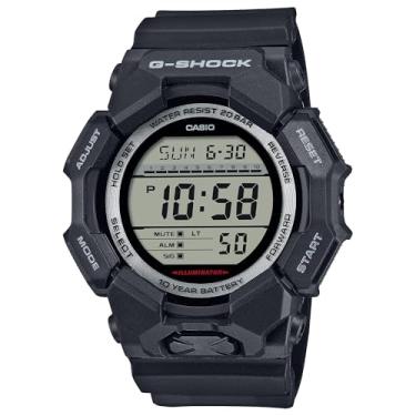 Imagem de Casio Relógio digital G-Shock com bateria de 10 anos de resina preta GD-010-1CR