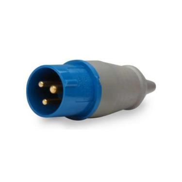 Imagem de Plug Industrial 16A 2P+T 220V/240V - Soprano IP44 Nylon 6.6 - Latão - 