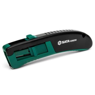 Imagem de Estilete Segurança Auto-Retrátil Trapezoidal ST93623G Sata - APEX - SA