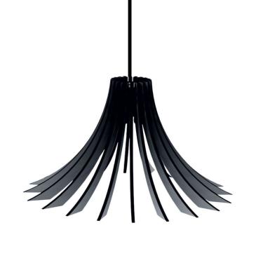 Imagem de Luminária Teto Tipo Pendente Dalia Mdf - Completa Cor: Preta