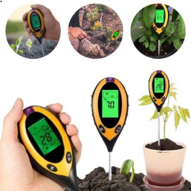 Imagem de Medidor de ph Digital Solo Umidade Temperatura Intensidade de Luz Port