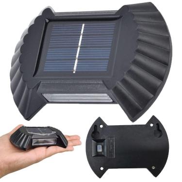 Imagem de Luminaria Solar Arandela Spot Balizador Casa Jardim Ambiente