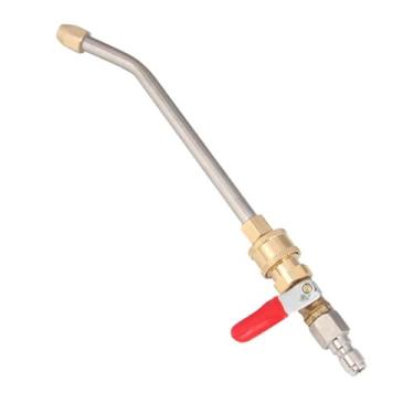 Imagem de Bothyi Extensão para lavadora de alta pressão, lança de conexão rápida de 1/4'', ferramenta eficiente para limpeza de jardim, haste curva, Curvatura de 30 Graus