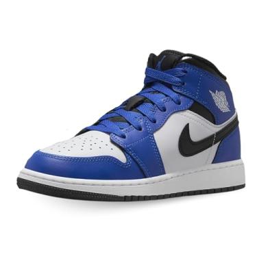 Imagem de Tênis infantil Air Jordan 1 médio (GS), Game Royal/preto e branco, 17