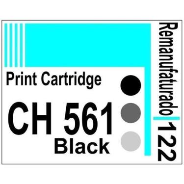 Imagem de Etiqueta para Cartucho HP122 Black (CH561) - 10 Unidades - InkPrinter