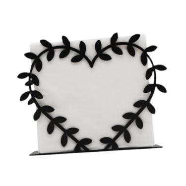 Imagem de Ｂｅｓｇａ Porta-guardanapos para mesa, suporte para papel, dispensador de ferro, porta-guardanapos de metal para sala de jantar, festa, decoração preta, Style D