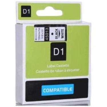 Imagem de Kit 50 Fitas Compatível Dymo D1 45013 Branca 12Mm - Geral