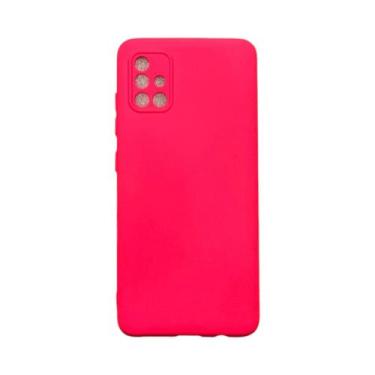 Imagem de Capa Samsung A51 Silicone Aveludada Protege Câmera Colorida Capinha An